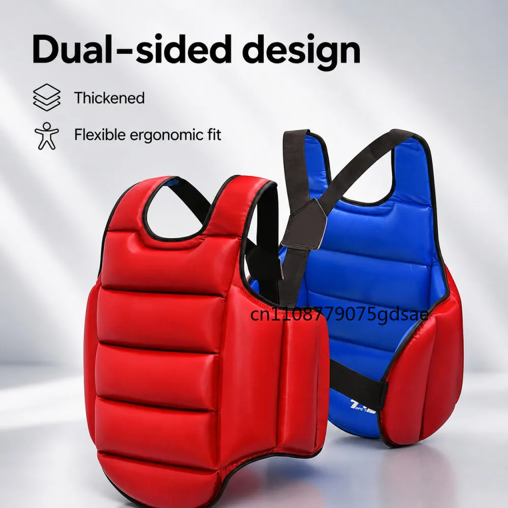 Body Karate Chest Vest For Kicking MMA Boxing Martial Arts Equipment WTF Armor Training Uniform For Taekwondo Target