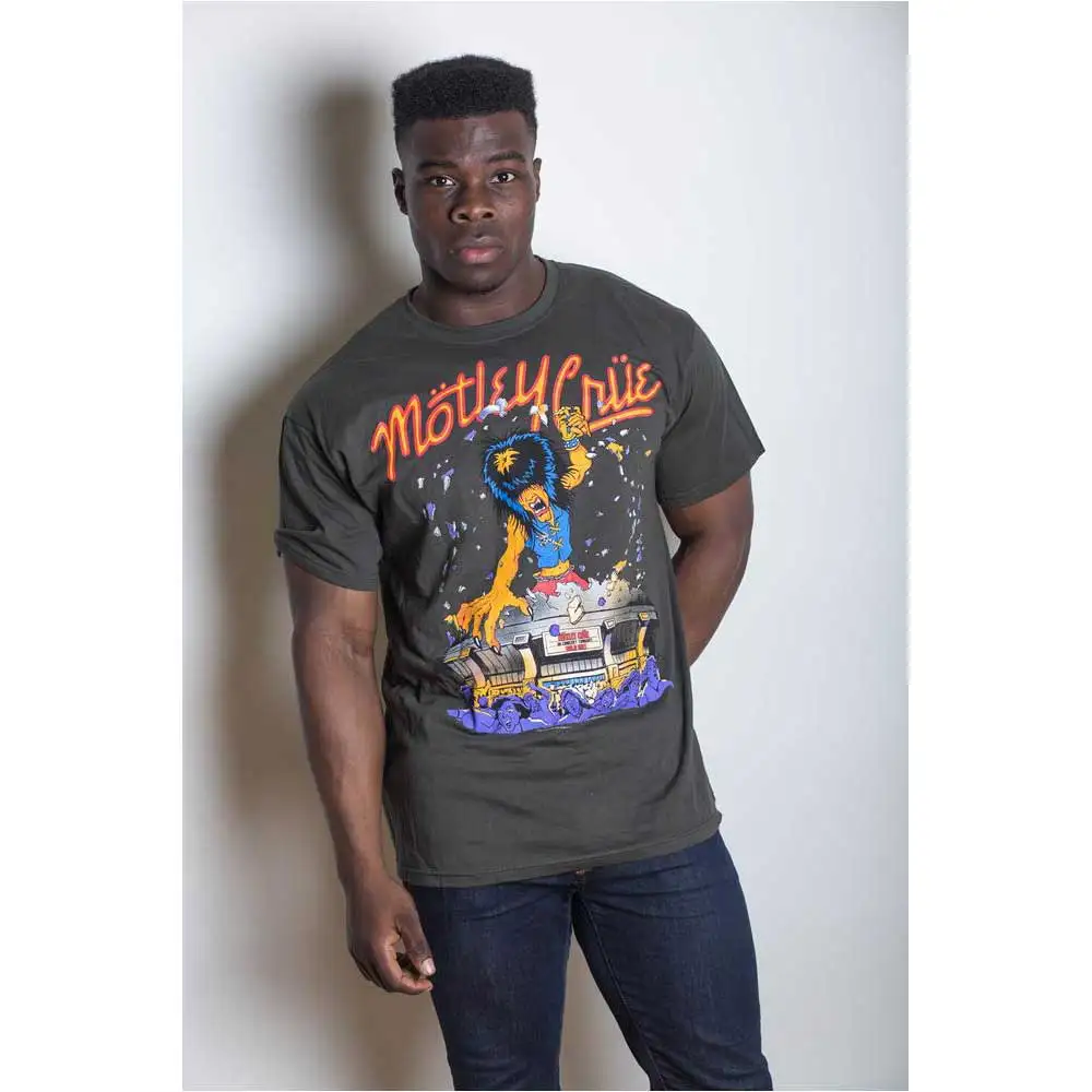 Motley Cruer Graphic Cotton T-shirt Unisex Summer Short Sleeve Fashion Brand Tee Luxury Casual Vintage Tees