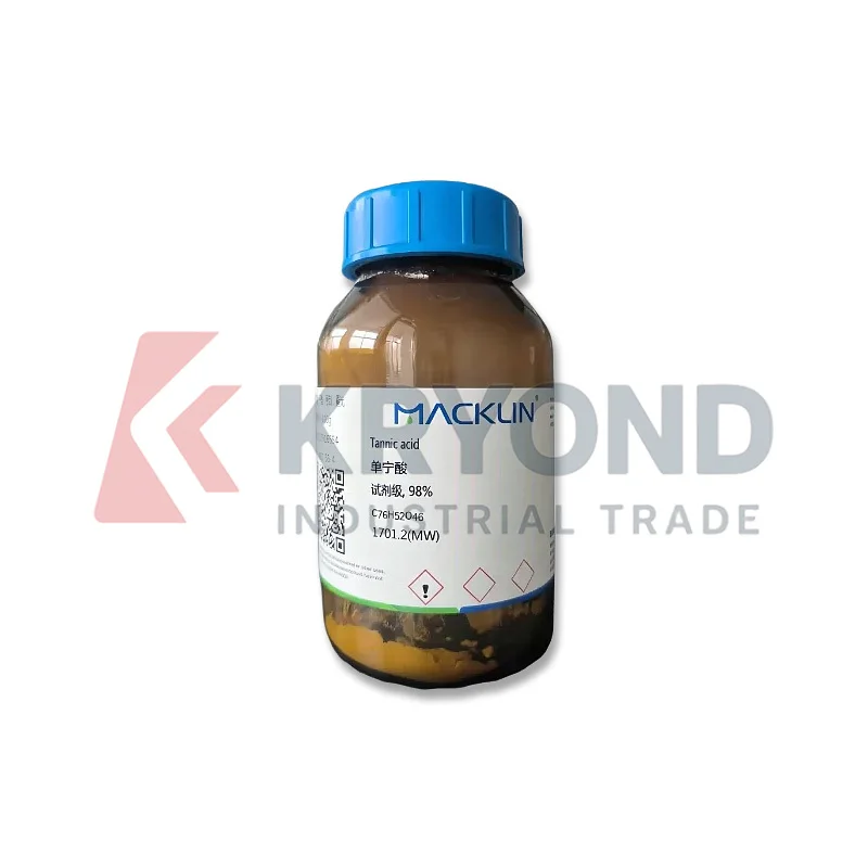 MACKLIN Tannic Acid AR Analytical Grade Laboratory Reagent Chemical Powder Industrial Research Testing Multi Size Bulk 25g 1kg