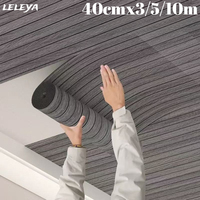 Ultra Thick Retro Wood Grain Self Adhesive Wallpaper Is Perfect for DIY Ceiling Wall Projects with Detachable Wall Decorations