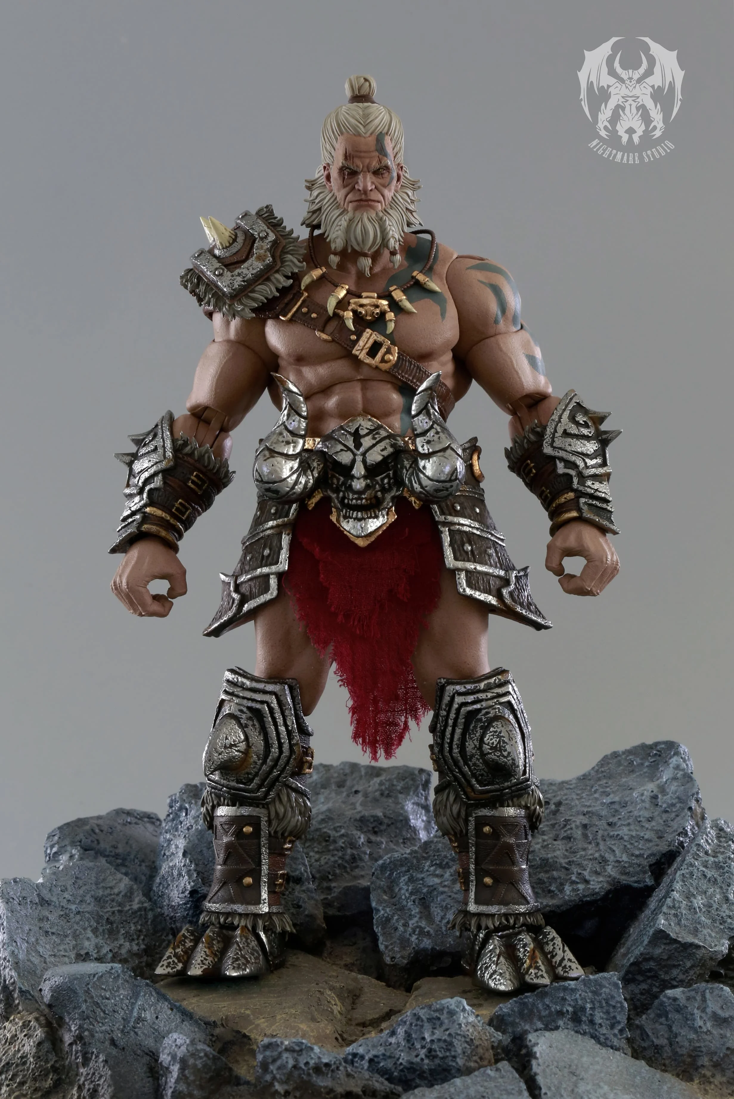 

In Stock Original Nightmare Studio Dark Shelter Barbarians Berserker 1/12 Action Figure 6inch Full Set Model Toys Ornament Gifts