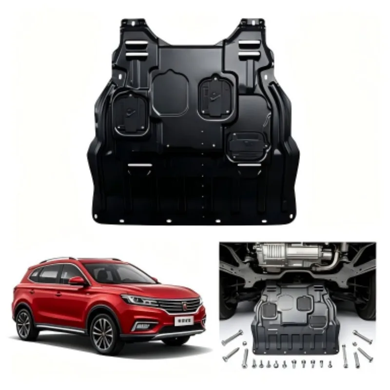 Engine Splash Shield Durable Underbody Skid Plate and Chassis Protection for 2018-2021 Roewe RX3 1.6L 1.3T