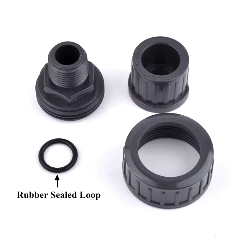 1/2 "~ 2" ذكر الموضوع UPVC الاتحاد انبوب ماء موصل ، حوض للأسماك أنبوب مشترك حديقة سقي أنظمة الري تركيبات