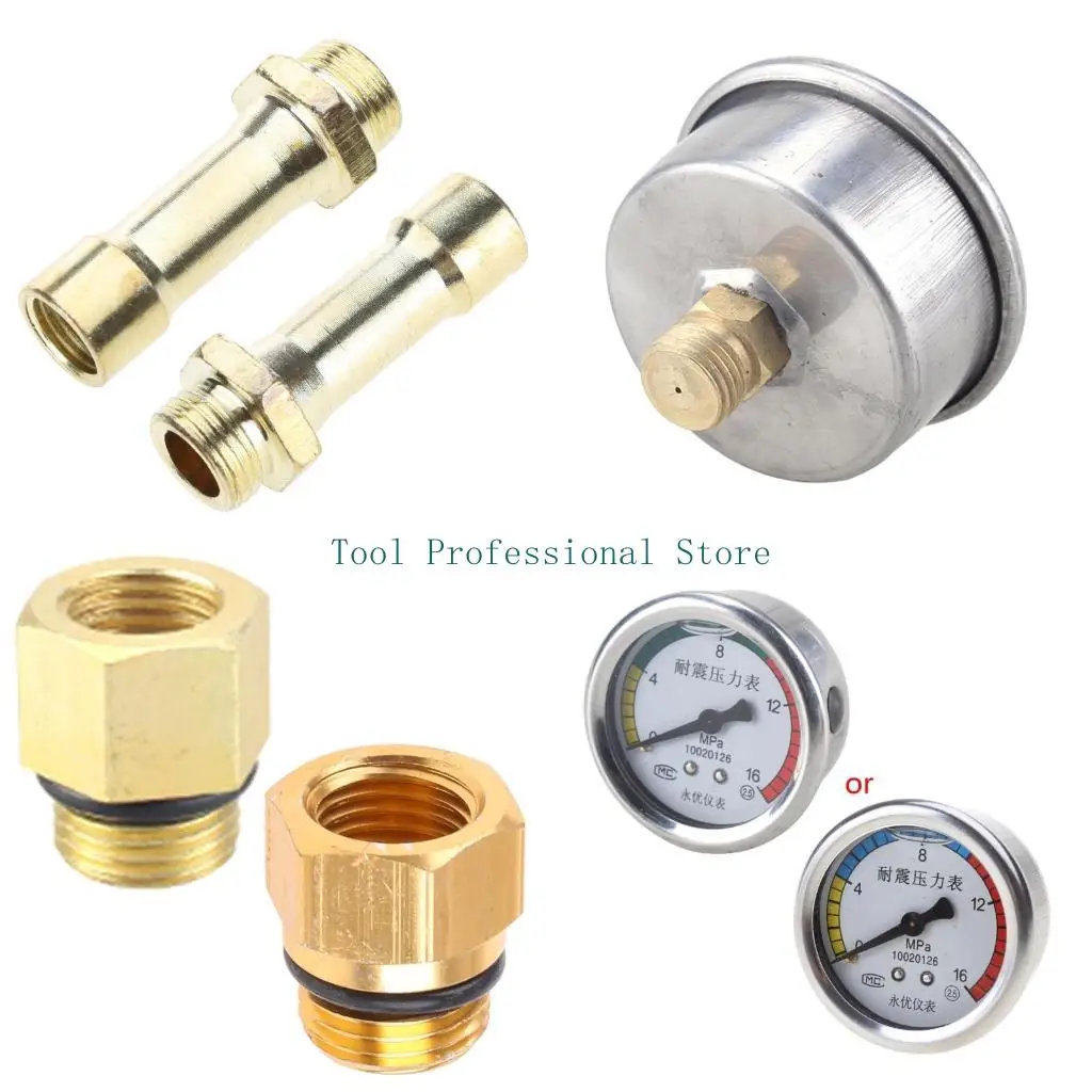 57QF Upgrade High Pressure Gauge/280 Gauge Base/380 Gauge Base Metal for Shell Univer