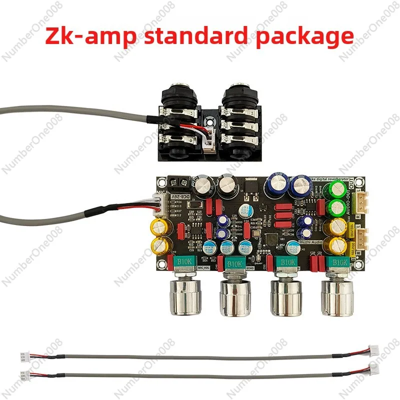 Professional Karaoke Mixer Board with DSP Effects, Upgraded Anti-Feedback & Echo for Microphone Singing