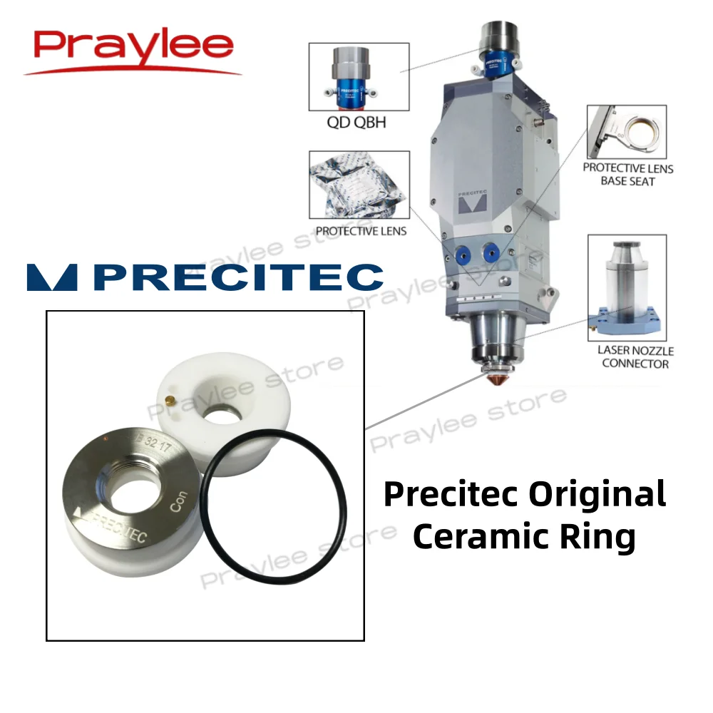 Precitec Original Laser Ceramic Laser Nozzles Holder D28 D31 D17.1 for Precitec Procutter Thunder Lightcutter Cutting Head
