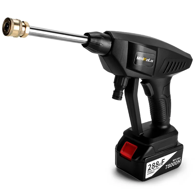 MKL-10 Huishoudelijke High-Power Lithiumbatterij Draagbare Draadloze Wasmachine Hogedruk Waterpistool Spuitmachine