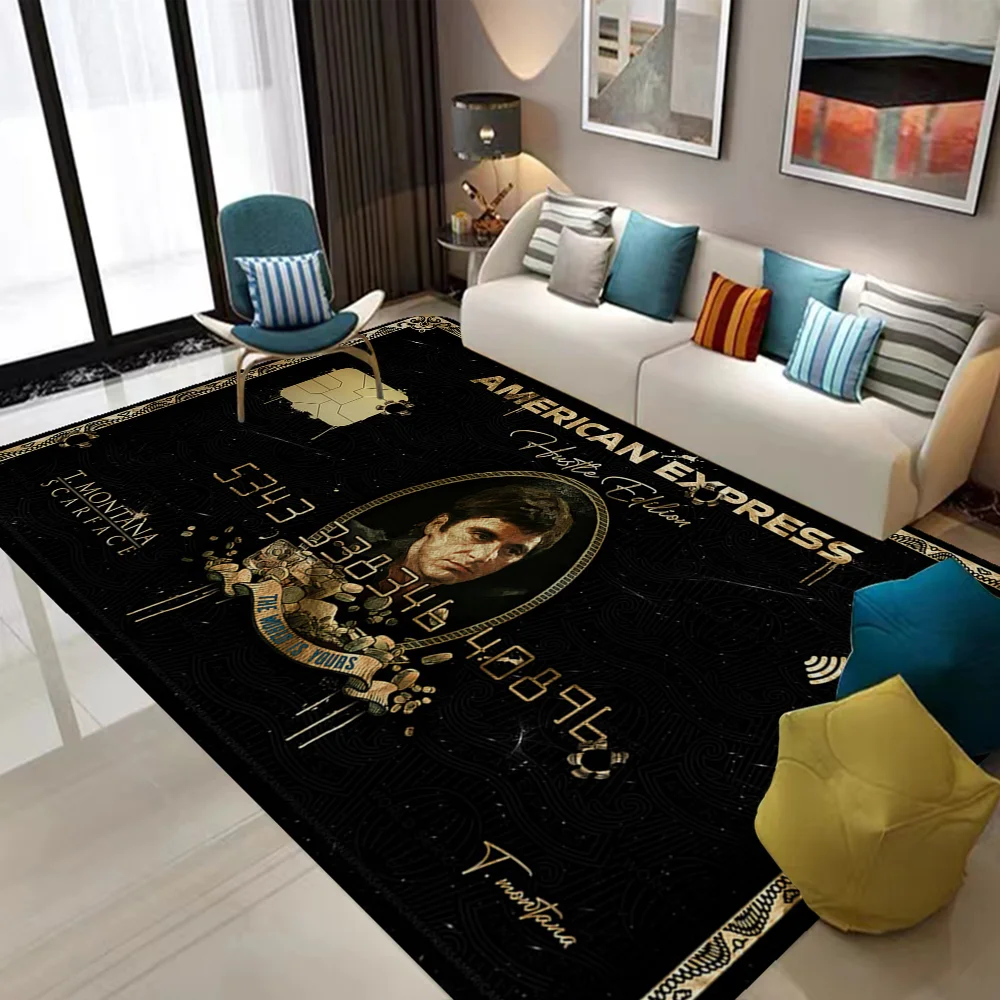 Movie Scarface Room Mats Anti-slip Absorb Water Long Strip Cushion Bedroon Mat Household Carpets