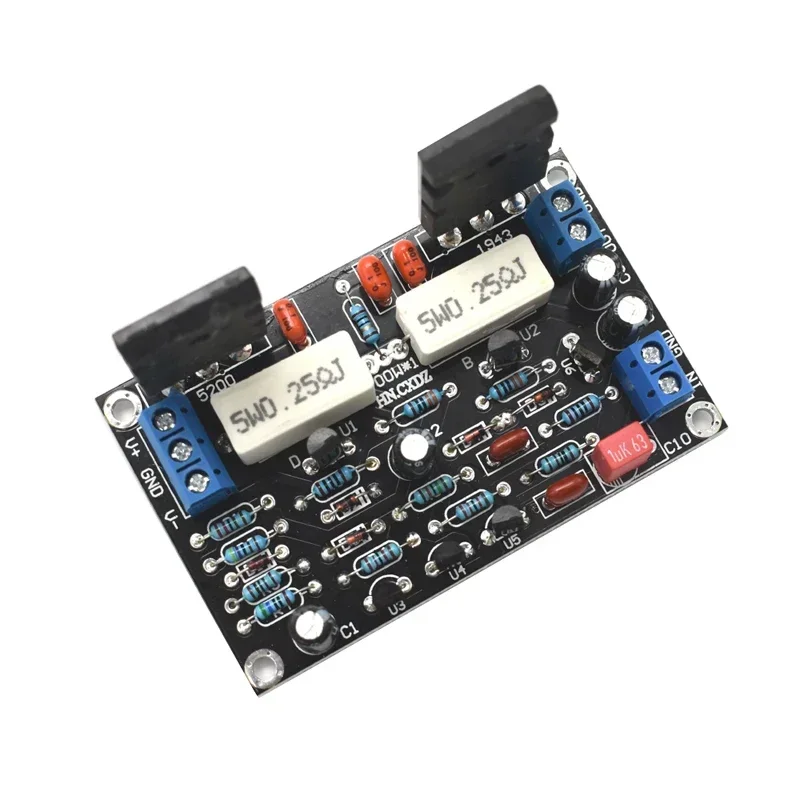 High Quality 100W 200W 300W 400W 500W 2SC5200 + 2SA1943 1943 + 5200 Tube Power Amplifiers HIFI Audio Amplifier Board