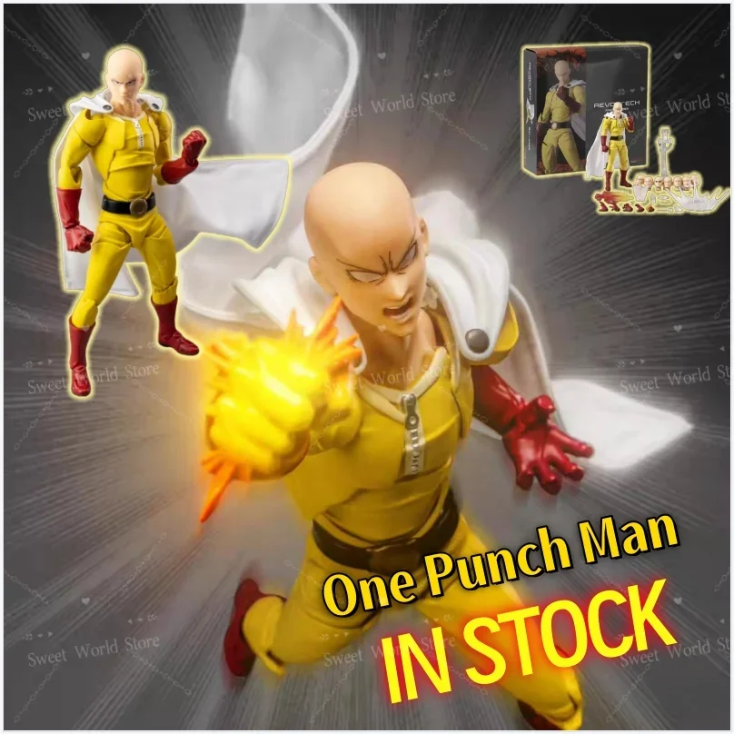 

НОВИНКА В НАЛИЧИИ: Коллекционные фигурки Kaiyodo Revoltech Amazing Yamaguchi One Punch Man Saitama, аниме-модели, игрушки для детей, подарки