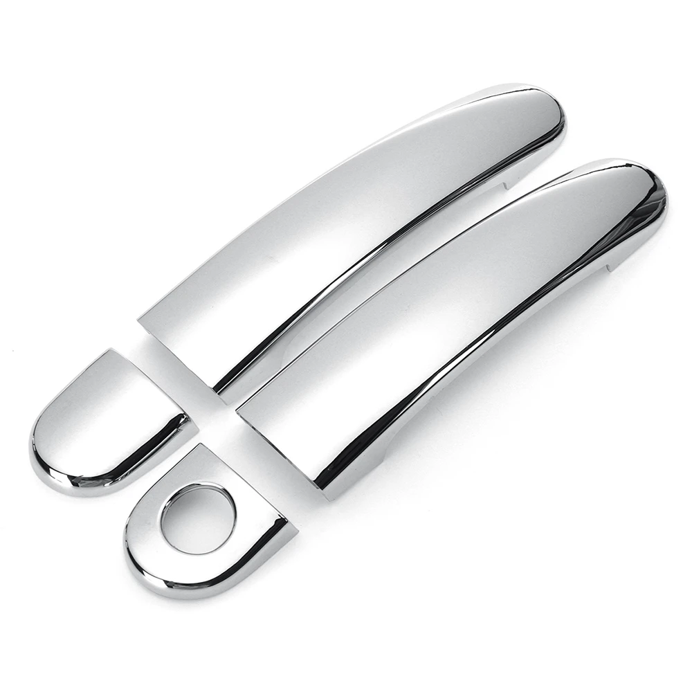 AU28-8PCS For Golf 4 MK4/ A4 1J 1997-2006 Door Handle Cover Trim Chrome Car Door Handle Covers 2 Holes