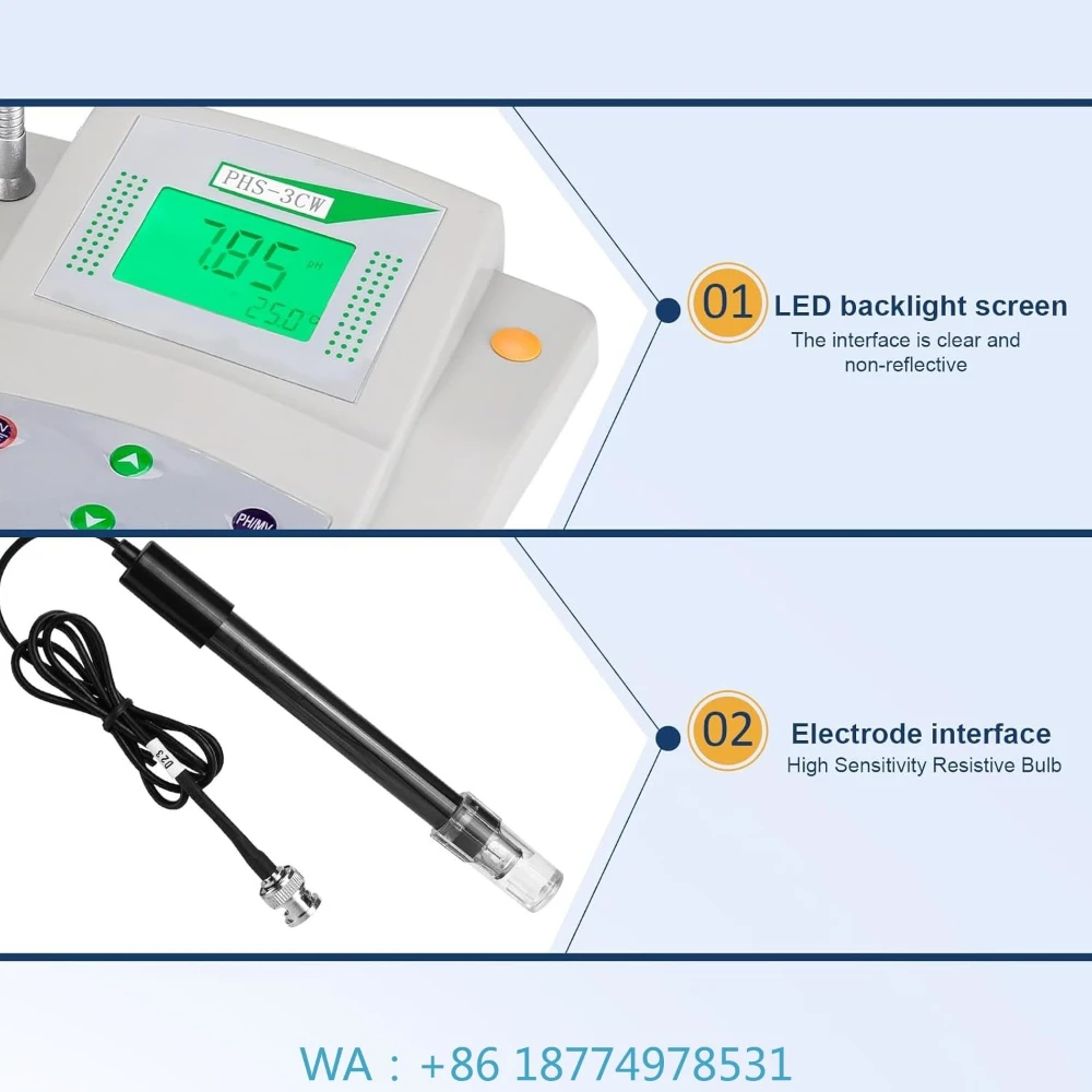 Conductivity Salinity test Dissolved Oxygen Meter Multifunctional Water Quality Detector pH Meter Dissolved Oxygen