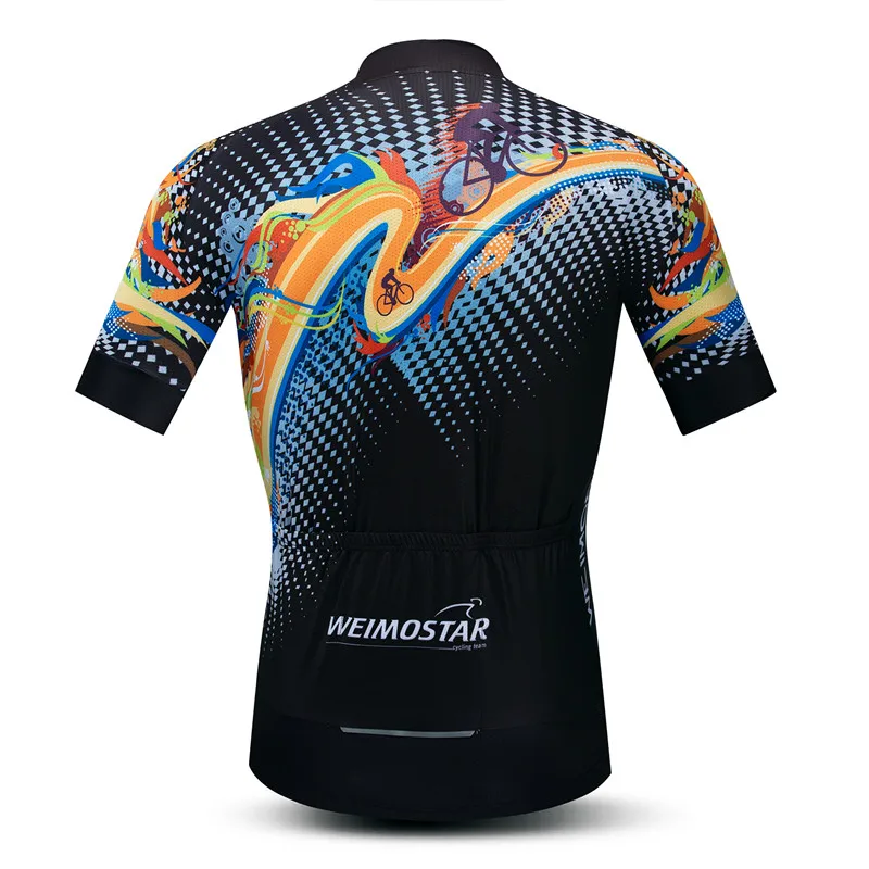 Weimostar Mountain Bike Jersey Summer Cycling Jersey Short Sleeve Breathable Bicycle Shirt Road Cycling Clothing Tops Maillot