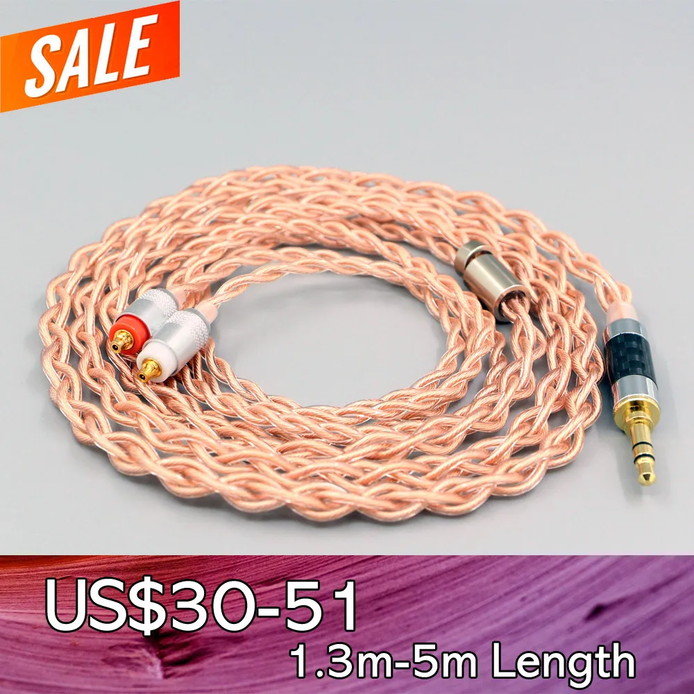 

4 Core 1.7mm Litz HiFi-OFC Earphone Braided Cable For Sony IER-M7 IER-M9 IER-Z1R Headset LN008090