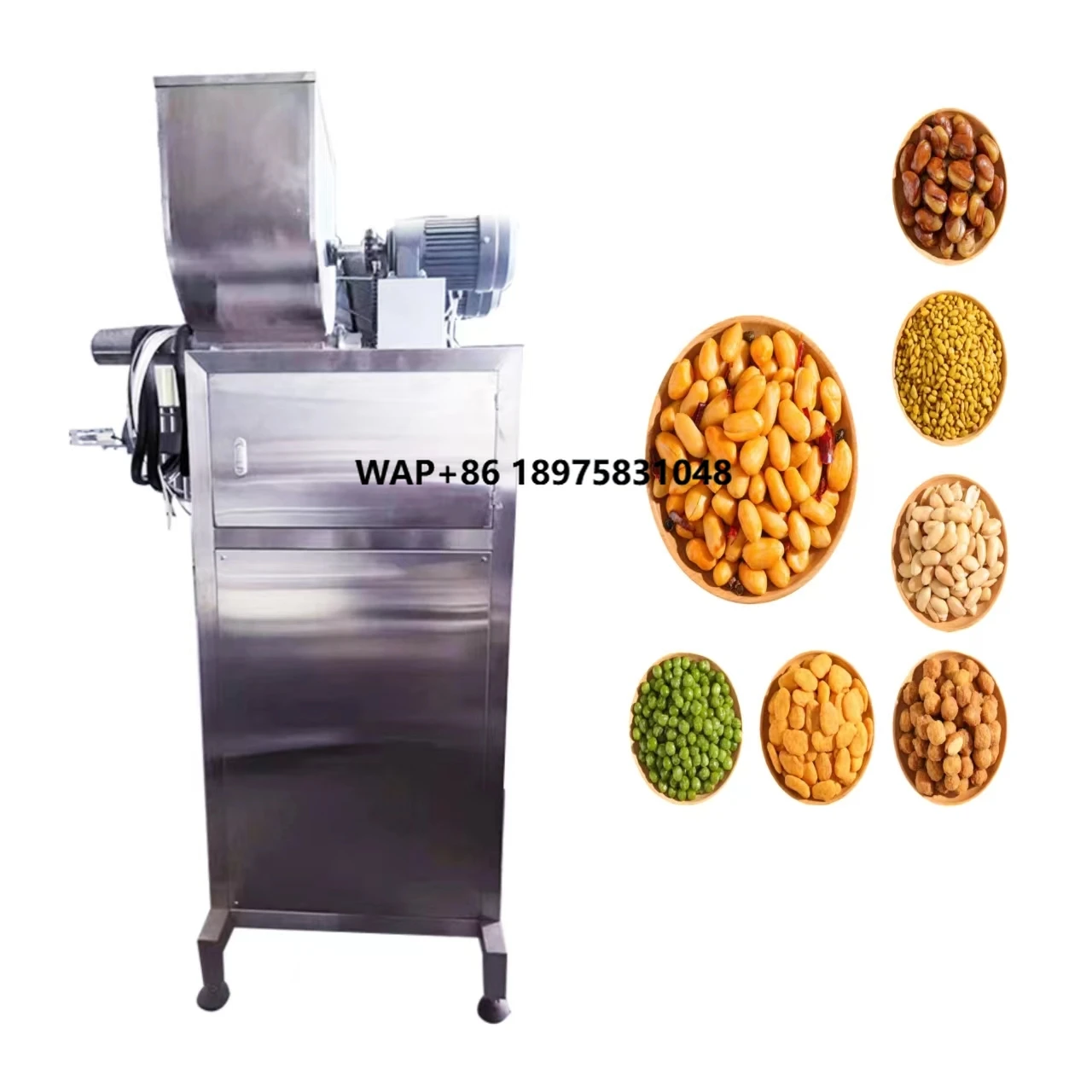 Factory uses automatic food powder, sugar and salt spreading machinery, sprinkler spreading machine