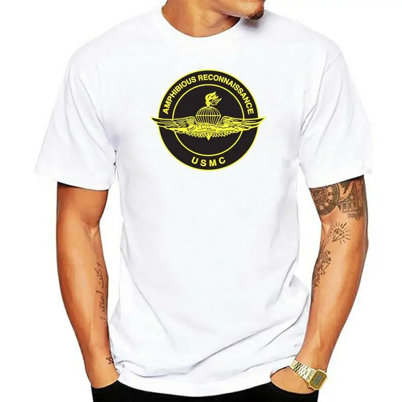 2022 Fashion Marine Corps Amphibious Reconnaissance School Fort Story, Va Recon Jack T-Shirt Double Side Tees