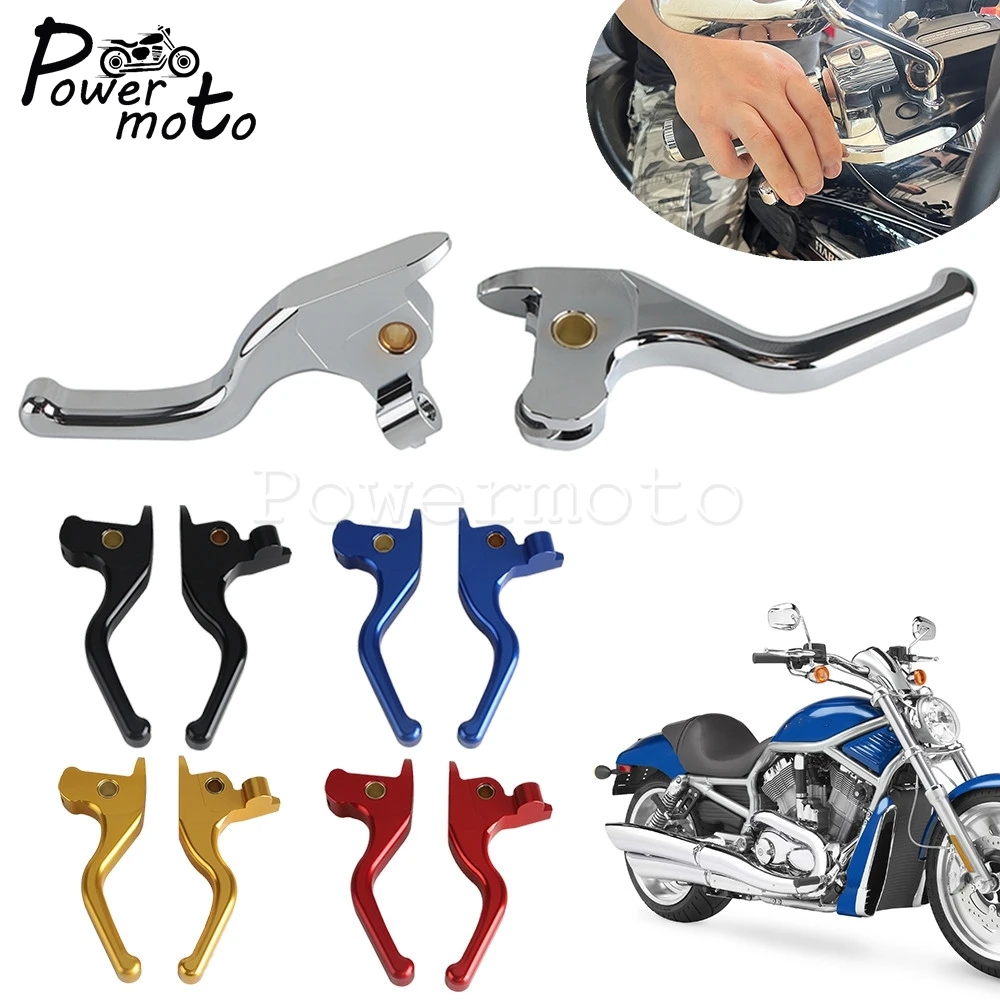

CNC Motorcycle Brake Clutch Lever V-Rod Finger Control Levers For Harley VRSCAW 06-10 VRSCAWA 2008 VRSCF MUSCLE 09-17 VRSCDX 12