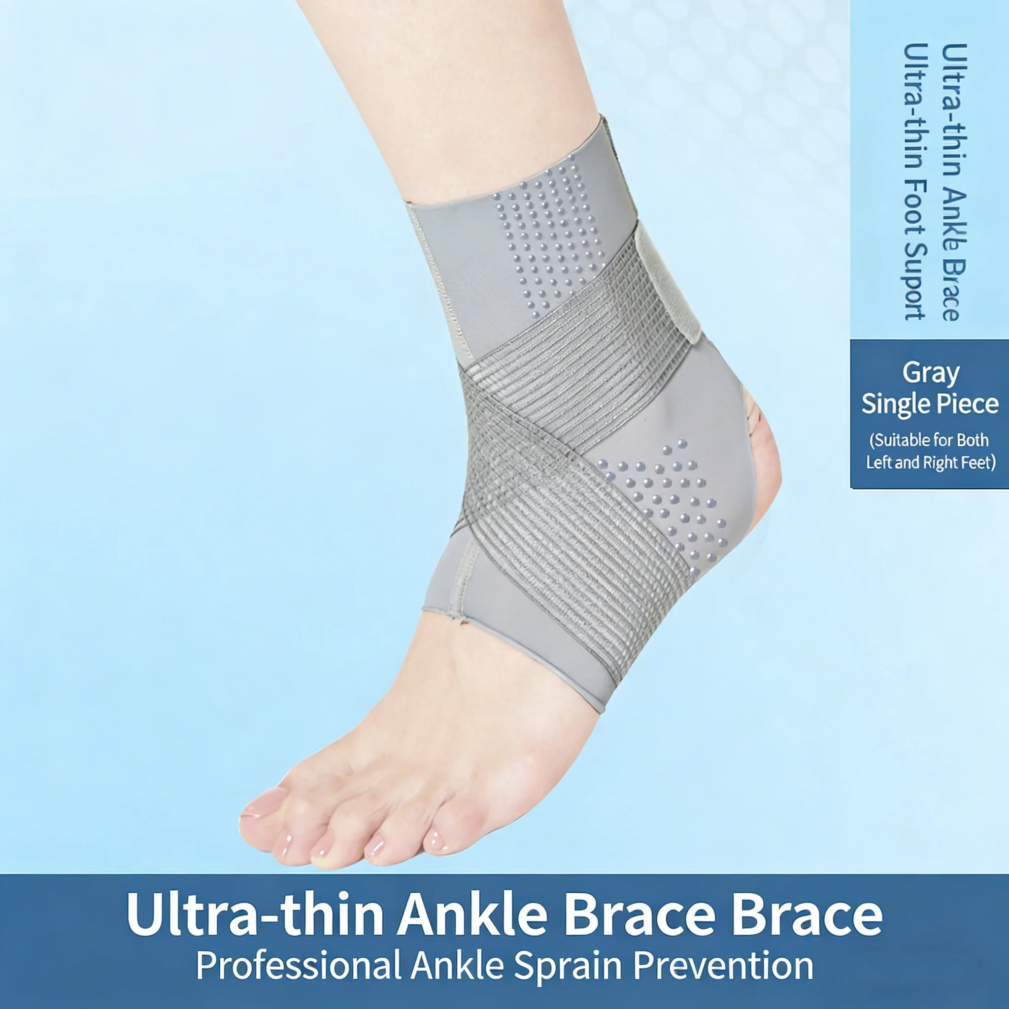 1 PC Ankle Brace Unisex Adjustable Basketball Yoga Compression Support Strap Sprain Recovery Running Volleyball Ankle Strap