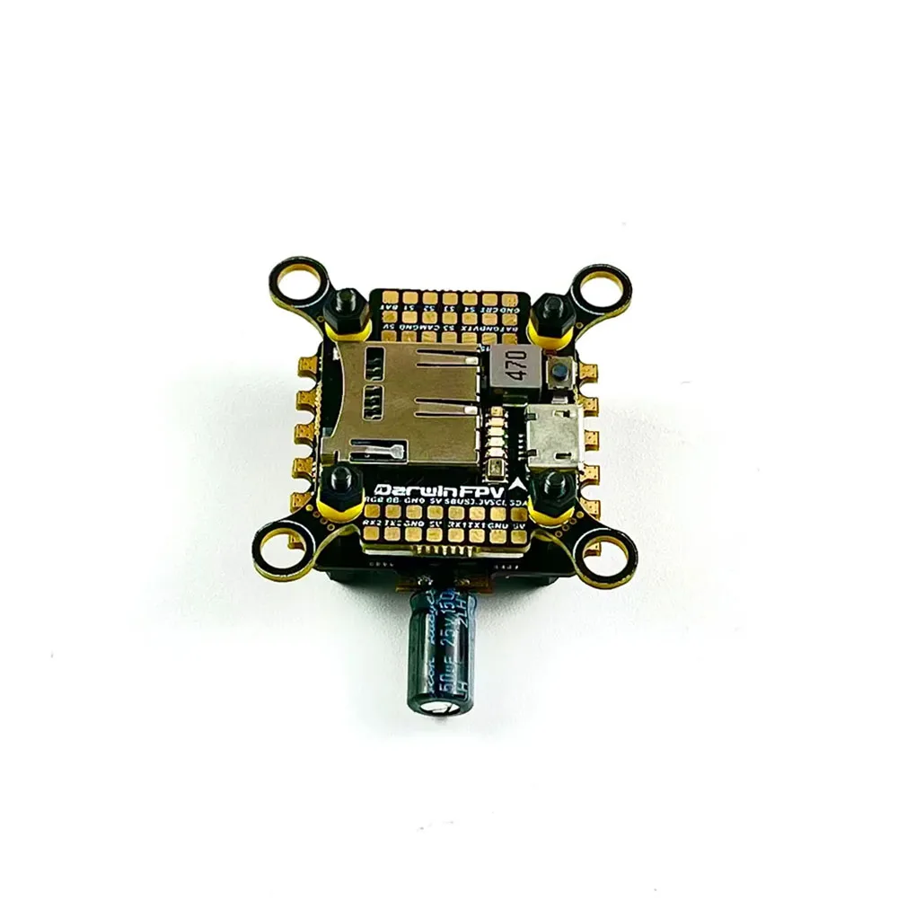 New DarwinFPV 3-4S F411 FC 4 IN 1 30A ESC Stack for FPV Drone High Performance Accessories Built-in Barometer/SD Card Slot