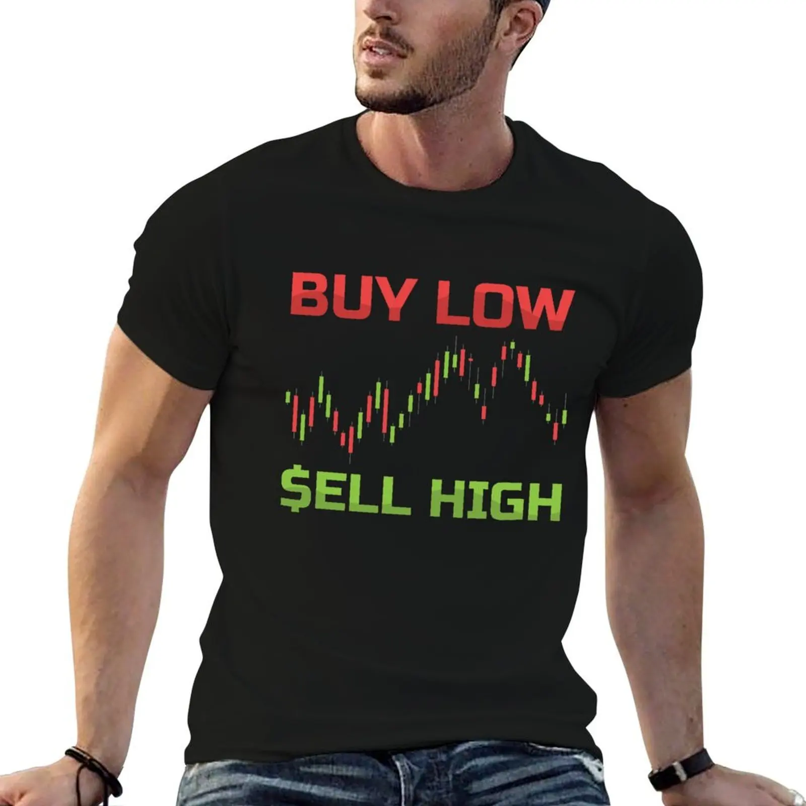 

Buy Sell - Gift for Traders Stock Market Trading Buy Sell T-Shirt cotton t shirts man 100% printed t shirts for man T-Shirt