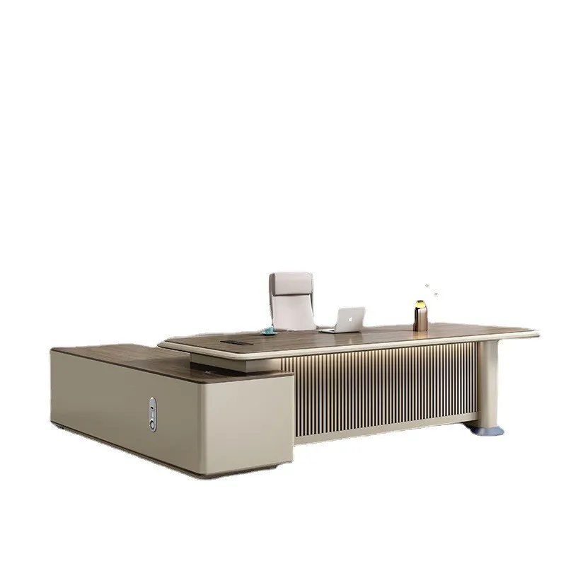 bureau Office L-shaped Boss Work bureau desk Executive office furniture durable high-end modern desk