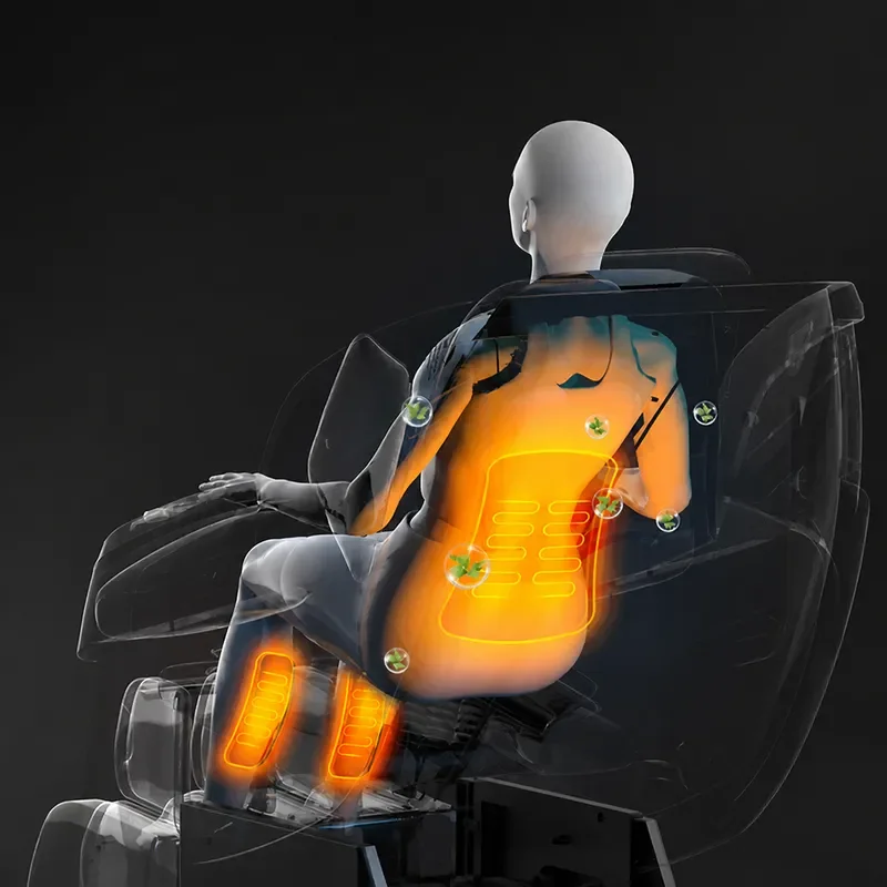 Electric SL Track Full Body Kneading Massage Chair Multi Function Automatic Home Luxury Space Capsule for Elderly
