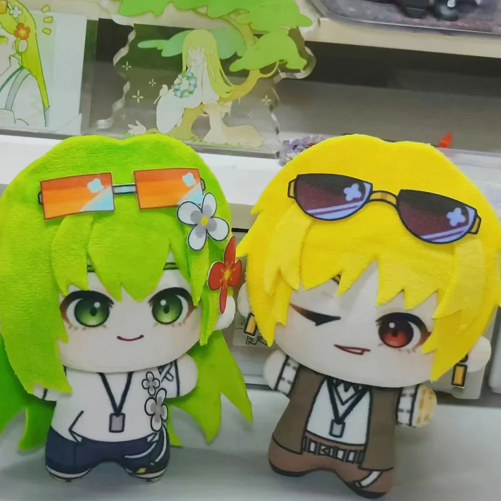Pendant Fate Glasses Enkidu Plush Doll Cute Anime Enkidu Stuffed Toy Collect Fans Stuffed Decoration Present XMAS Gift