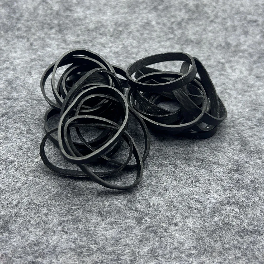 50pcs Rubber Bands Office Supply Elastic Rubber Bands Business Home File Folder Strong Office Use Stationery Supplies Long Rubbe view 4