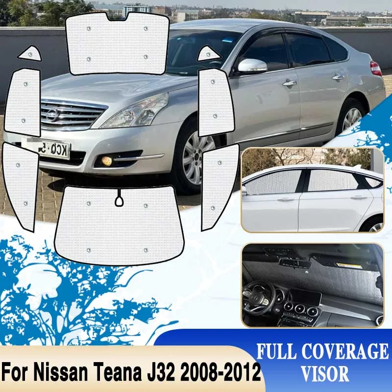 

For Nissan Teana J32 Maxima 2008~2012 Car Windshield Sunshades Sun UV Protection Shade Visor Windows Accessories 2009 2010 2011