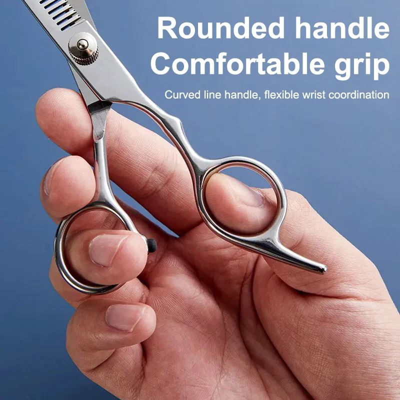 6 Zoll Professionelle Friseurschere, Haarschneide- und Ausdünnungsschere für Salon, Haarstyling zu Hause, DIY-Haarschnitt-Ersatzteil – Detail 5