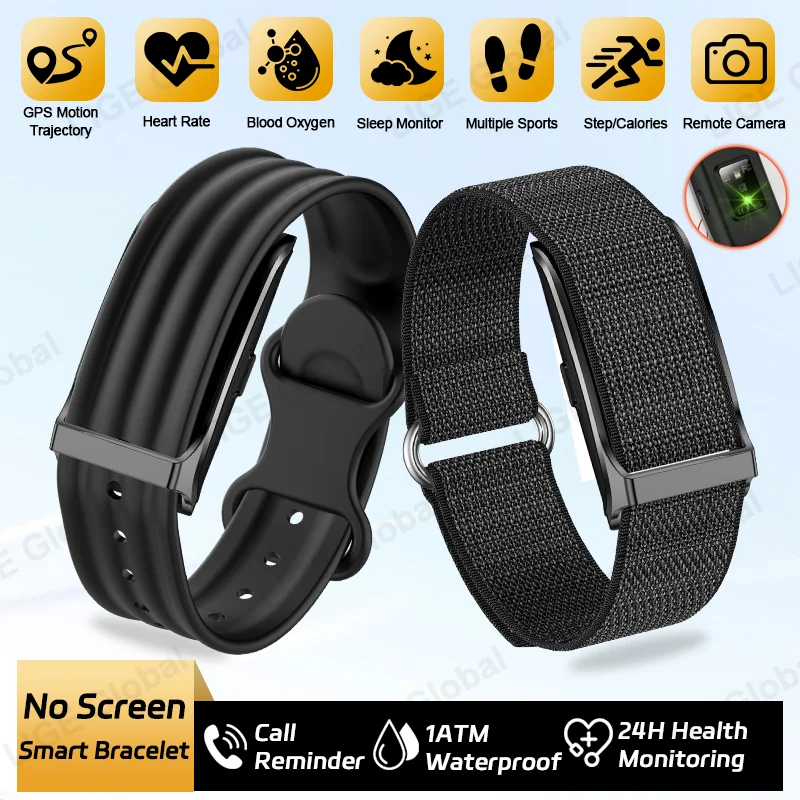 LIGE GPS Sports Band Smart Watch Men Women Fitness Bracelet Heart Rate Blood Pressure Monitor Waterproof Multifunction Watches