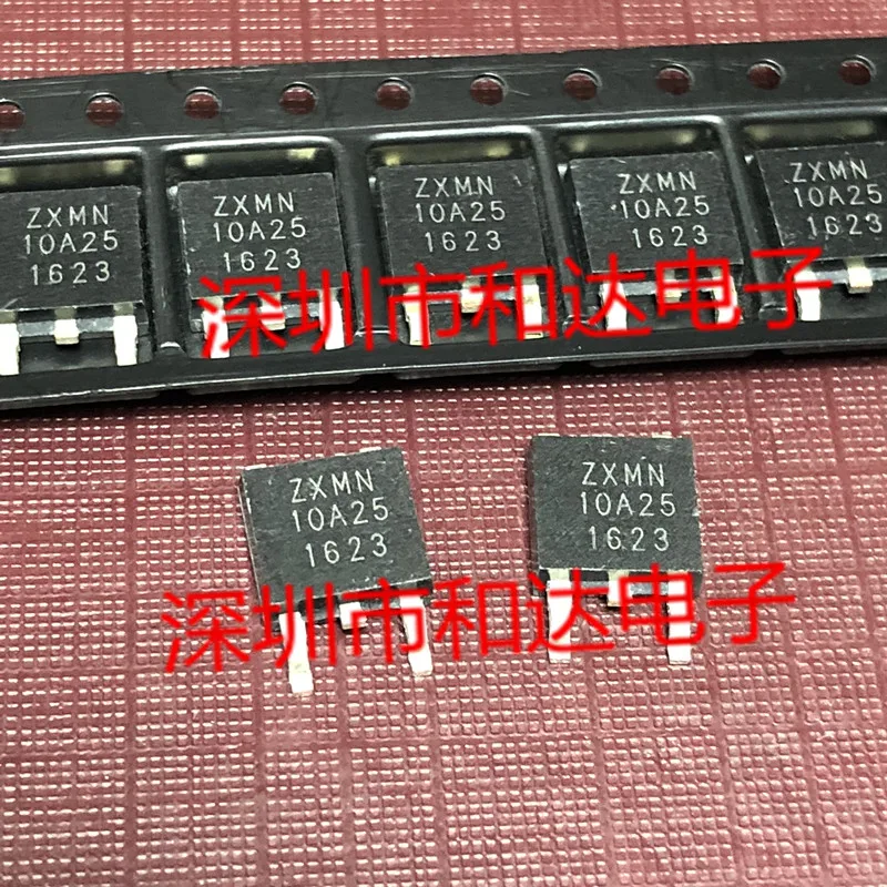 오리지널 신제품 ZXMN10A25 SMD TO-252 100V 6.4A, 10 개