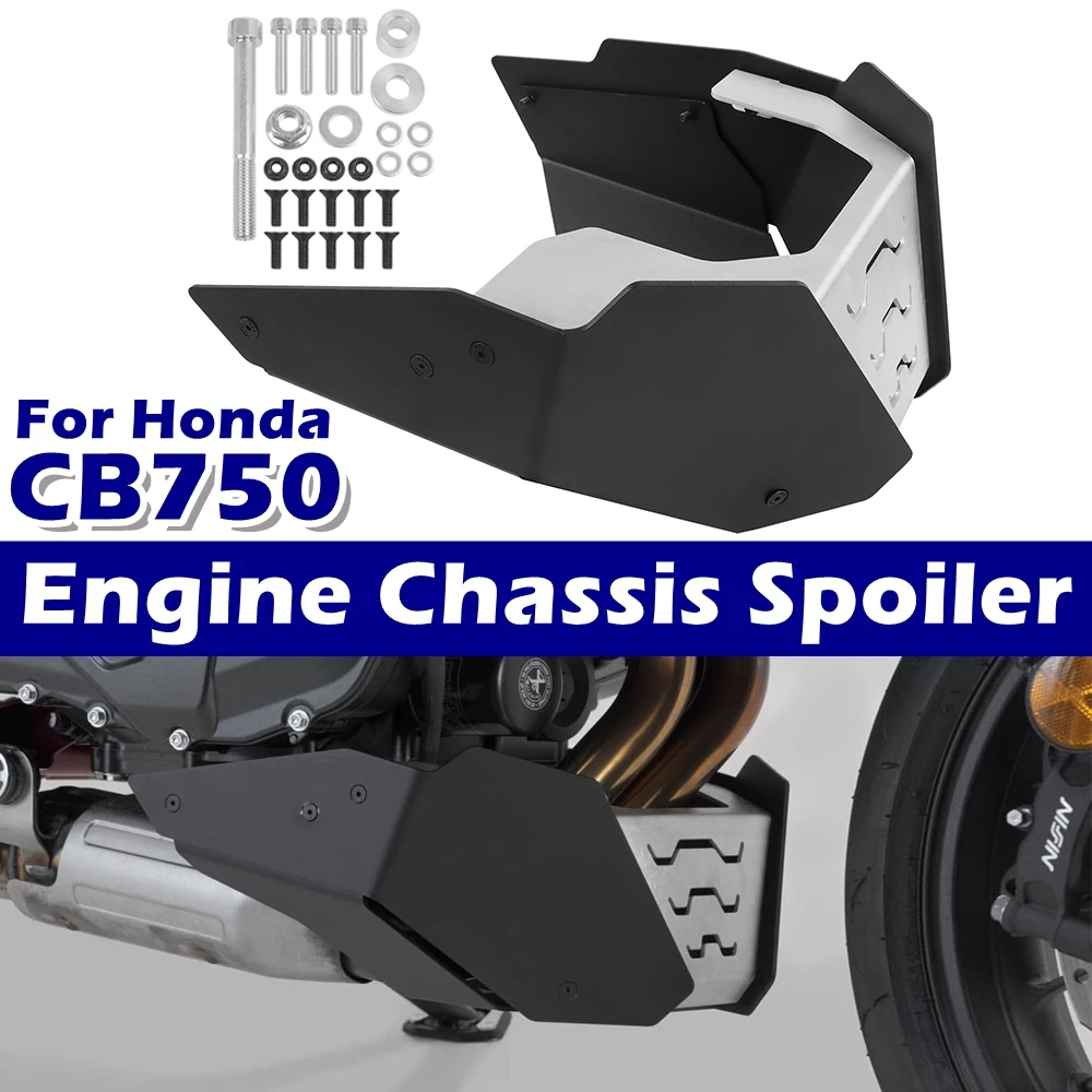 

Алюминиевый передний спойлер для Honda CB750 Hornet CB 750 2023-2025, под капотом, поддон, защитная пластина шасси, аксессуары для мотоциклов