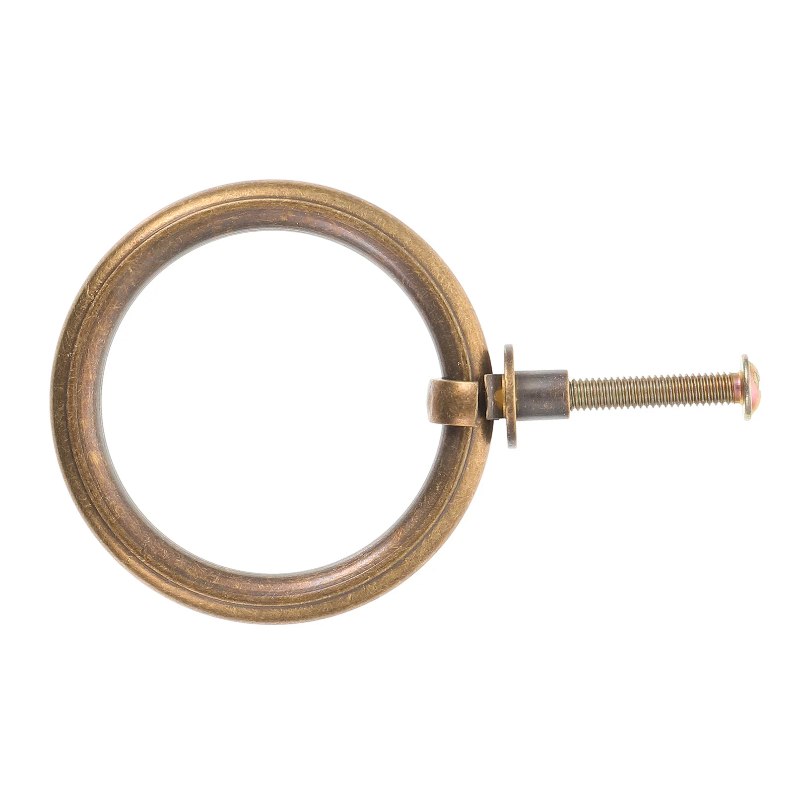 

Bronze Sweet Handle Cabinet Handles Drawer Pulls Ring Round Brass Kitchen Hardware Dresser Wardrobe Doors Bookcases Anti Rust
