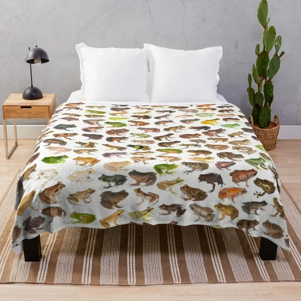 

101 Frogs of Madagascar, First Edition Throw Blanket Warm Comfortable Blanket Gift for Parents Friends