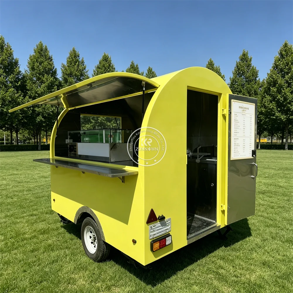 

Mobile Catering Truck Commercial Custom Food Trailer BBQ Sandwich Ice Cream Cart Hot Dog Food Truck Fully Equipped