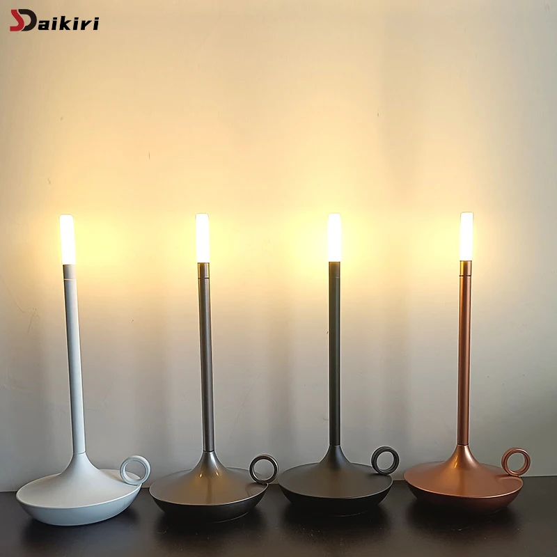 Desk Lamp for Decoration Usb Bed Side Touch Table Lamp Nightlamp Rechargeable Wireless Led Lights Candle Warmer Aladdin's Lamp