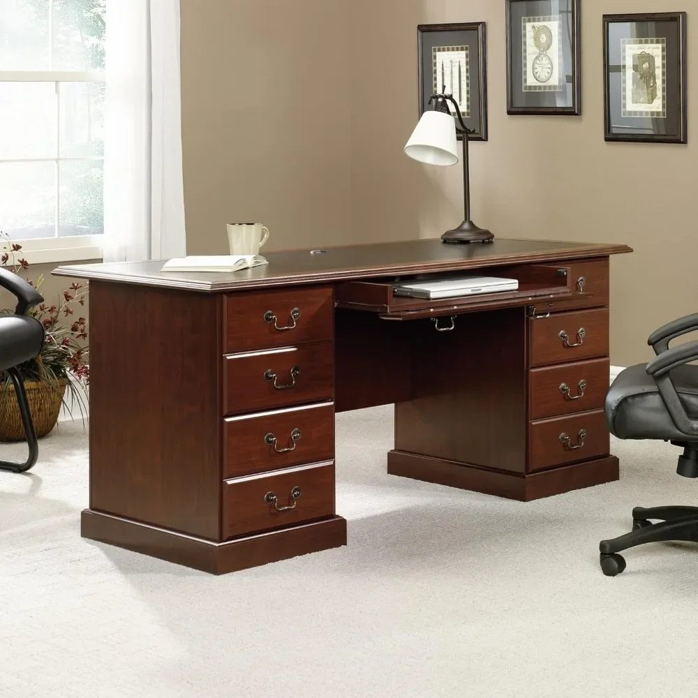 Heritage Hill Executive Desk, Classic Cherry Finish