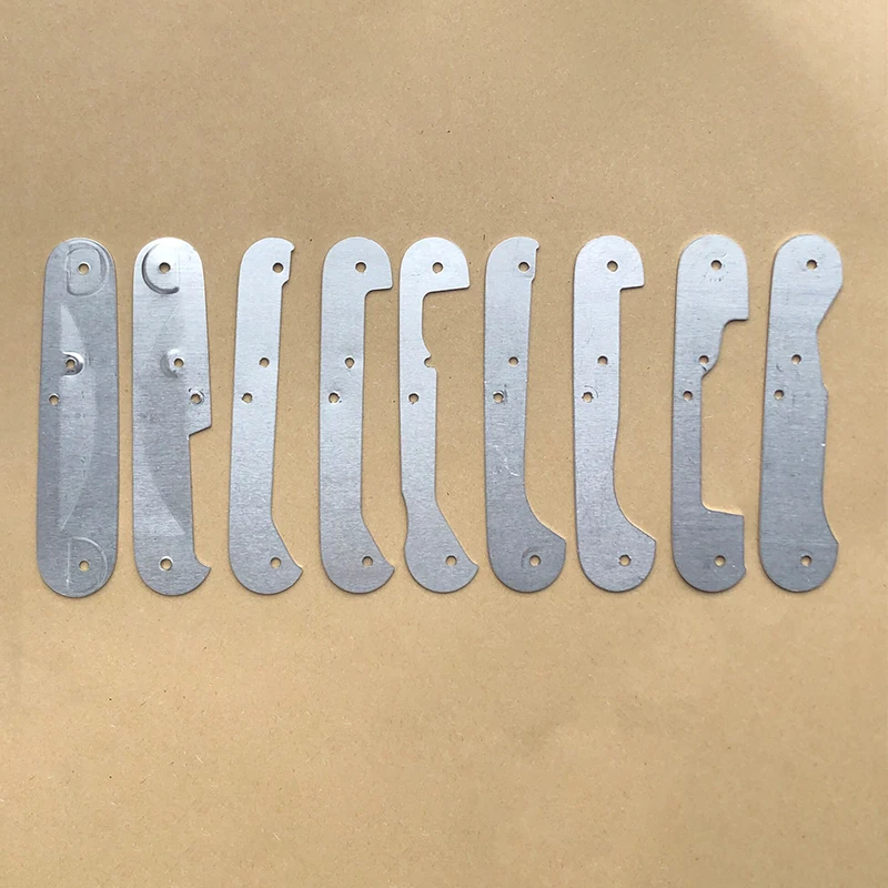 Original Substituição Parte Forros Divisória Espaçador Placa Forro Victorinox Facas do Exército Suíço Alumínio Tipos 1pc