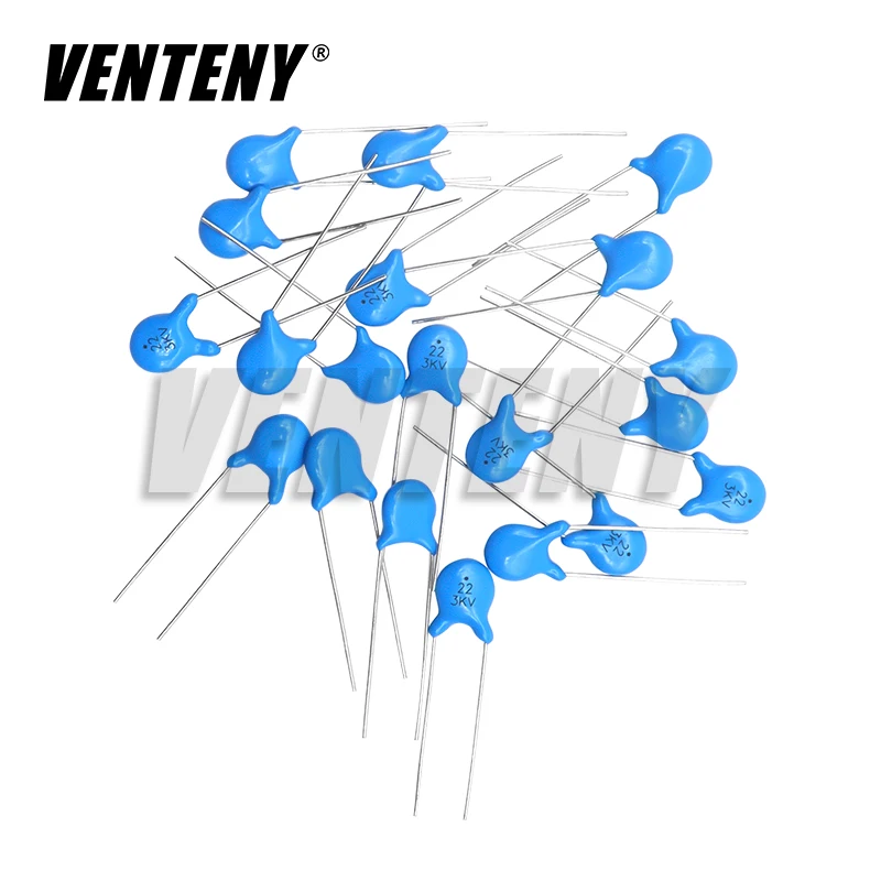 1000pcs High voltage Ceramic Capacitor 3KV 5PF 10PF 15PF 20PF 22PF 27PF 30PF 47PF 56PF 100PF 220PF 1NF 2.2NF 3.3NF 4.7NF 10NF