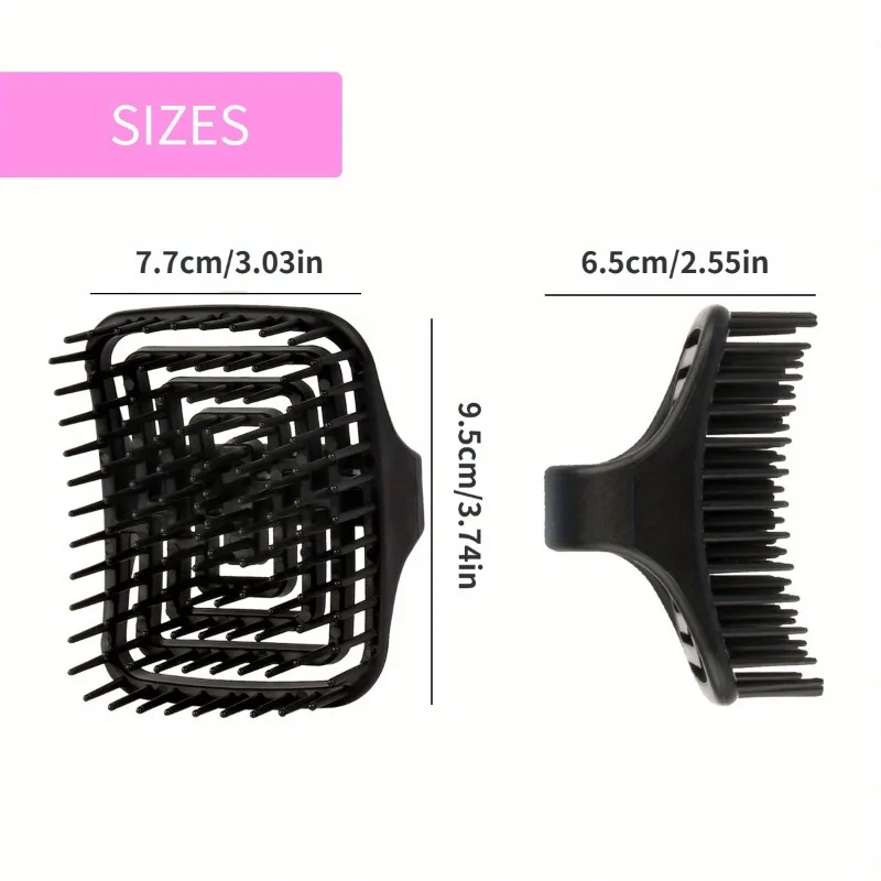 WANMEI Scalp Massage Shampoo Brush - Deep Cleansing & Exfoliation, TPEE Hollow Design, Easy Hair Care view 6