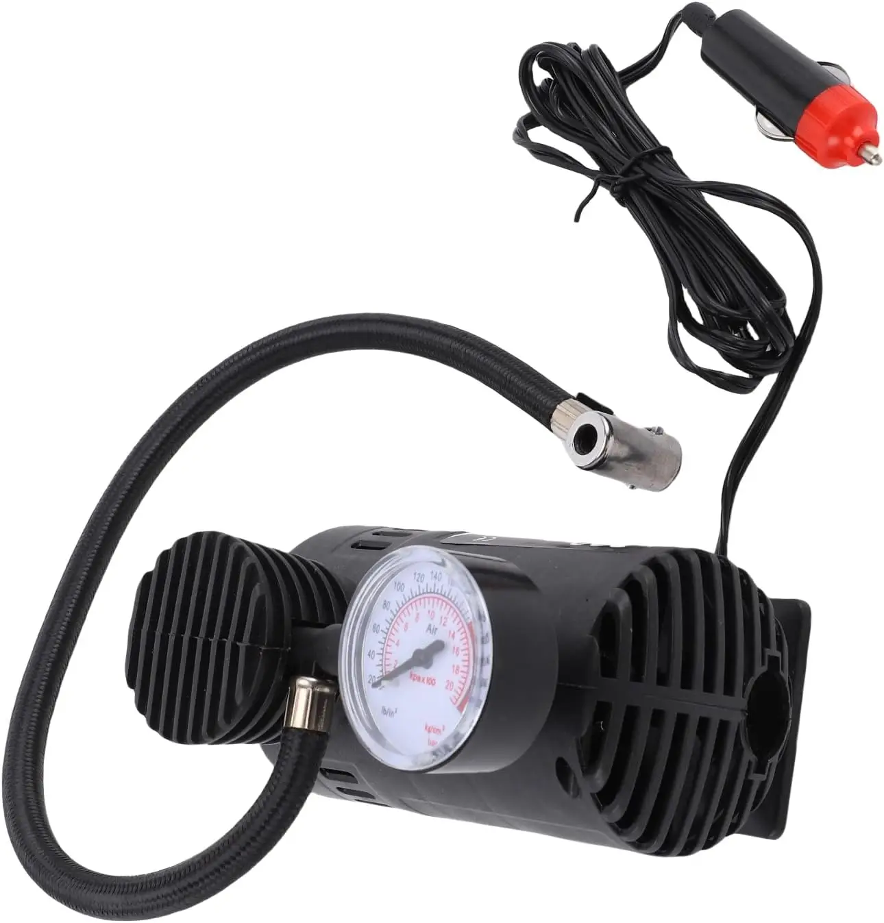 

300 PSI Portable Air Compressor, Mini Electric Tire Inflator with Car Plug