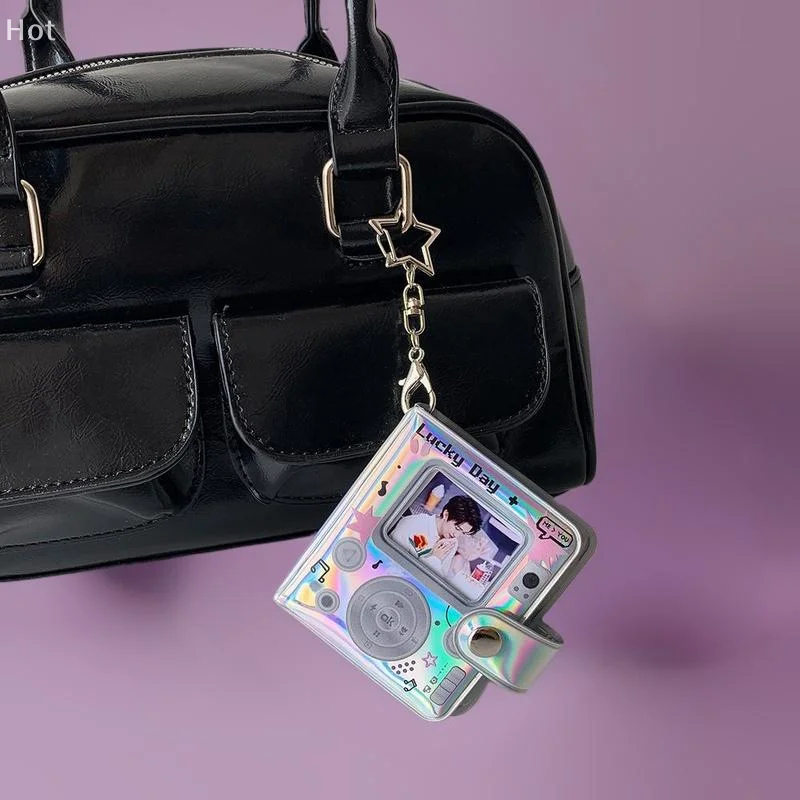 Vivid 3-Inch Mini Truck Card Album with Laser Detailing, Complete with Keychain Pendant