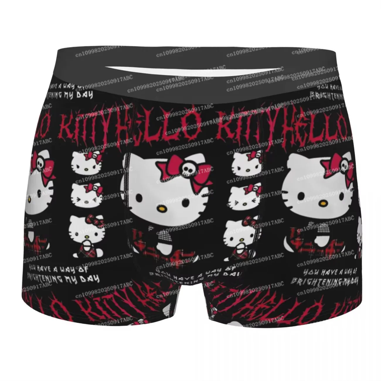 （Miniso） Majtki męskie Hello Kitty Majtki rozjaśniające Szorty Figi Miękkie majtki z podszewką Męskie Damskie Majtki S-4XL