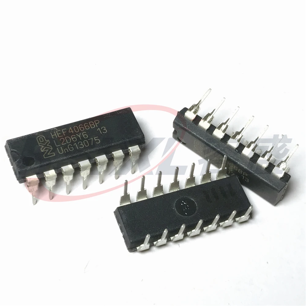 HEF4066BP HEF4066B HEF4066 DIP-14P baru asli 10 buah/lot