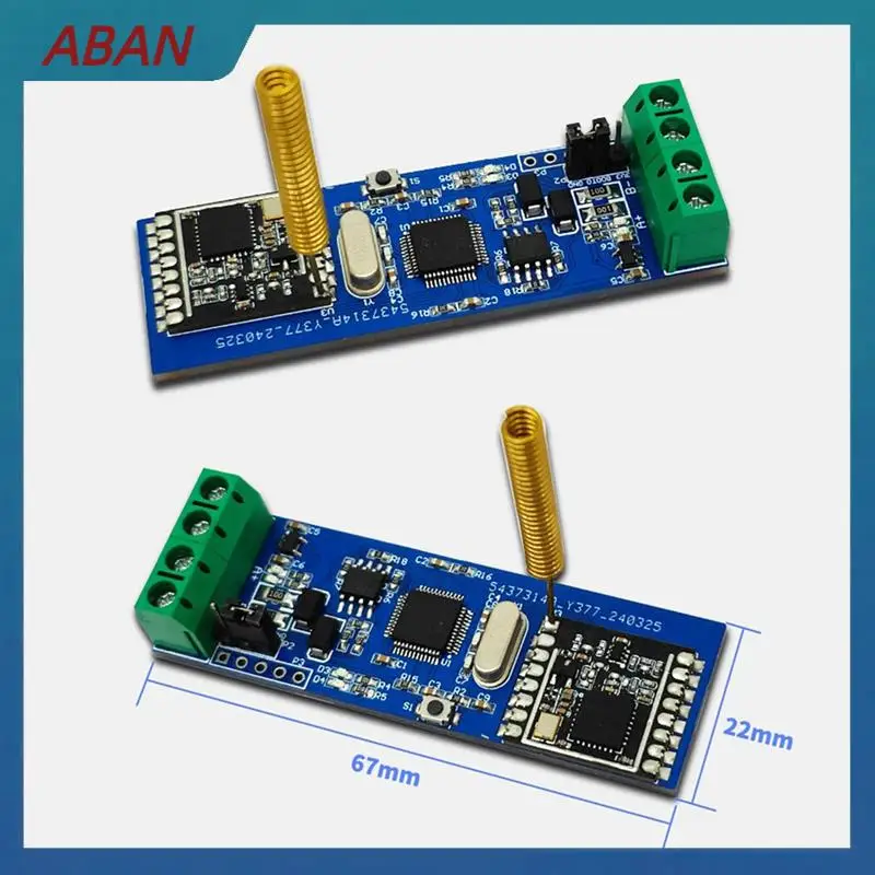 ABAN 2X RS485 To Lora Wireless Serial Communication Module RS485 Lora Wireless Transceiver 433M Transmitter Receiver Module