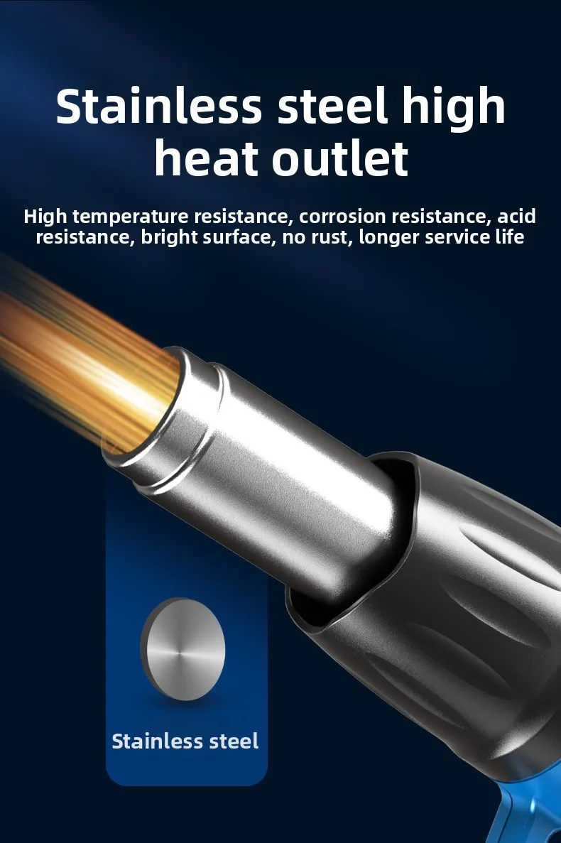 Hot air gun high power small speed regulation temperature regulation electric baking gun hot air fan