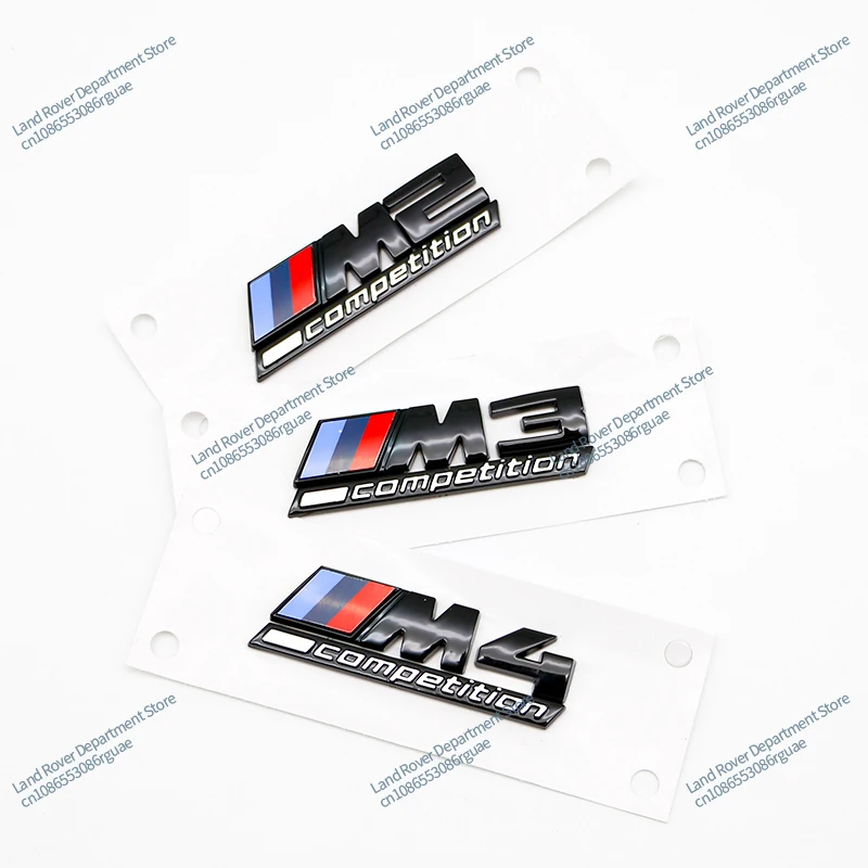 Car Side Mark Sticker Glossy Black M COMPETITION Bar Underlined Emblem For BMW M2 M3 M4 F10 F20 F30 E90 F80 F87 E90 E92 E93 F18