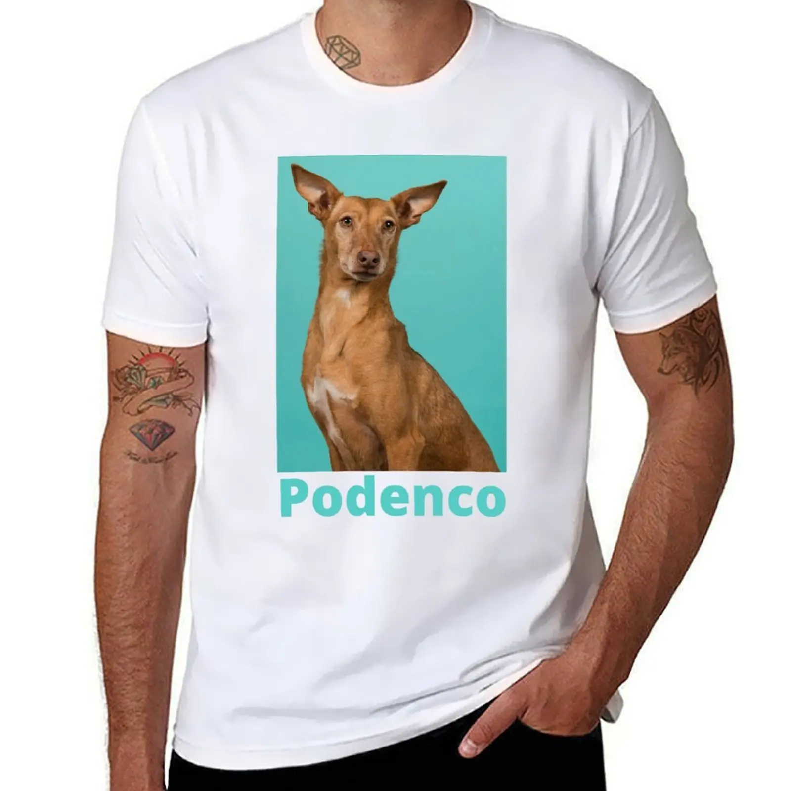 

Podenco T-Shirt man t shirts for men anime t shirts for man T-Shirt