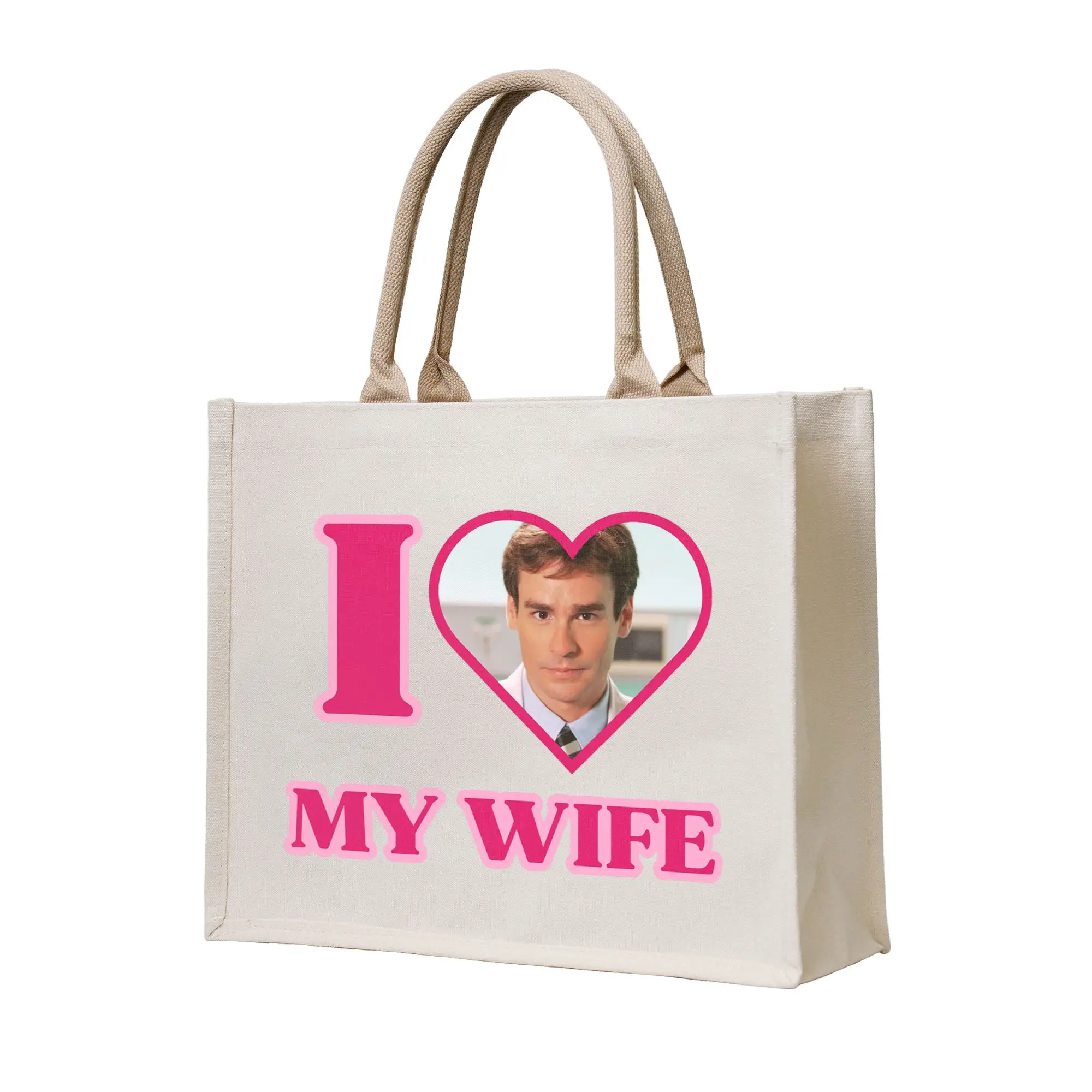 

Сумки для покупок I Love James Wilson House MD, холщовая сумка-тоут, складная сумка-тоут для девочек, дорожная сумка через плечо